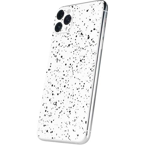 White Speckle iPhone 11 Pro Max Skin