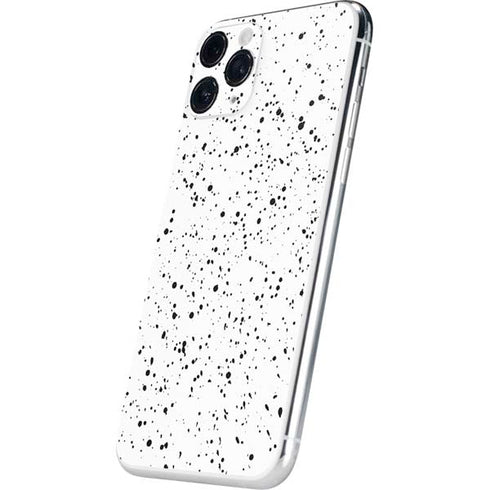 White Speckle iPhone 11 Pro Skin