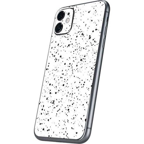 White Speckle iPhone 11 Skin