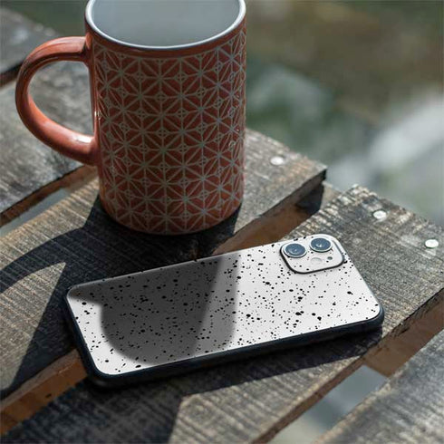 White Speckle iPhone 11 Skin