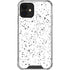 White Speckle iPhone 12 Clear Case