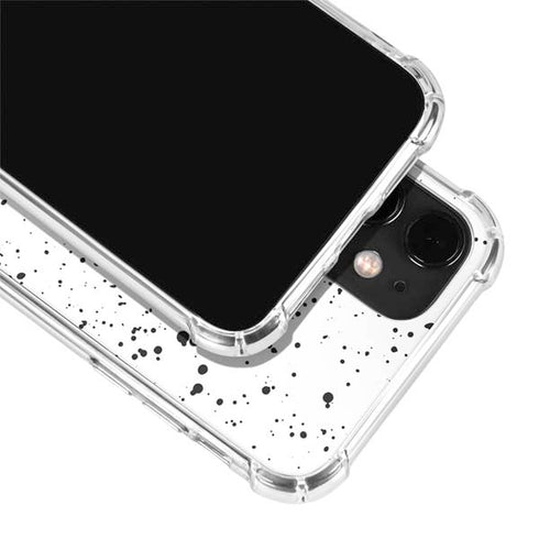 White Speckle iPhone 12 Clear Case