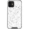 White Speckle iPhone 12 Mini Clear Case