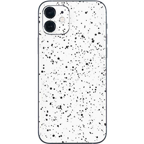 White Speckle iPhone 12 Mini Skin