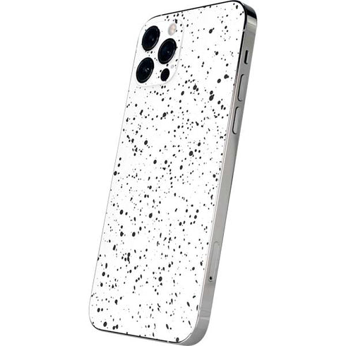 White Speckle iPhone 12 Pro Max Skin
