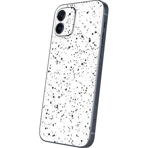 White Speckle iPhone 12 Skin
