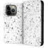 White Speckle iPhone 13 Pro Folio Case