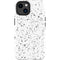 White Speckle iPhone 15 Plus Impact Case