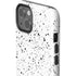 White Speckle iPhone 15 Plus Impact Case