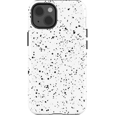 White Speckle iPhone 15 Impact Case
