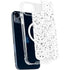 White Speckle iPhone 15 Plus MagSafe Case