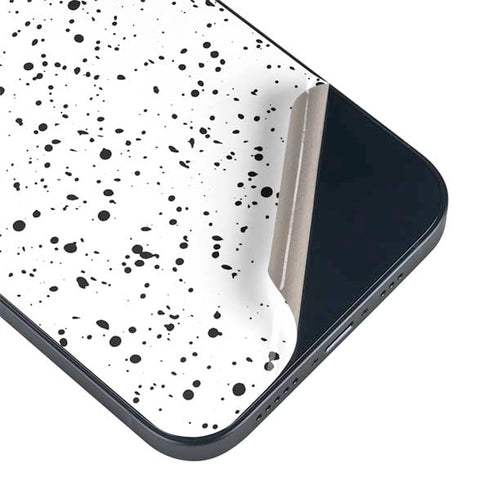 White Speckle iPhone 14 Plus Skin