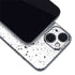 White Speckle iPhone 15 Plus Skin