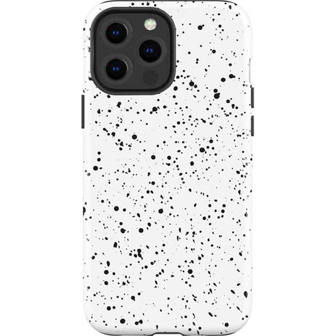 White Speckle iPhone 15 Pro Max Impact Case