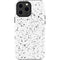 White Speckle iPhone 15 Pro Max Impact Case