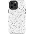 White Speckle iPhone 15 Pro Max Impact Case