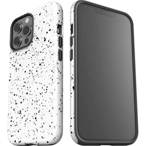 White Speckle iPhone 15 Pro Max Impact Case