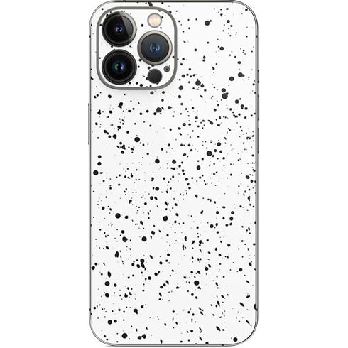 White Speckle iPhone 14 Pro Max Skin