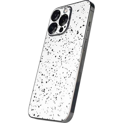 White Speckle iPhone 14 Pro Max Skin