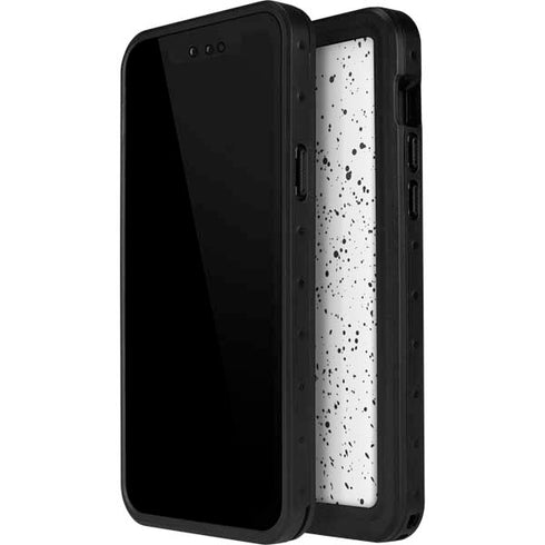 White Speckle iPhone 14 Pro Max Waterproof Case
