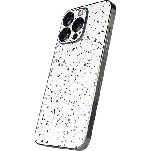 White Speckle iPhone 15 Pro Skin