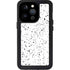 White Speckle iPhone 14 Pro Waterproof Case