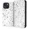 White Speckle iPhone 15 Plus Folio Case