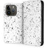 White Speckle iPhone 15 Pro Folio Case