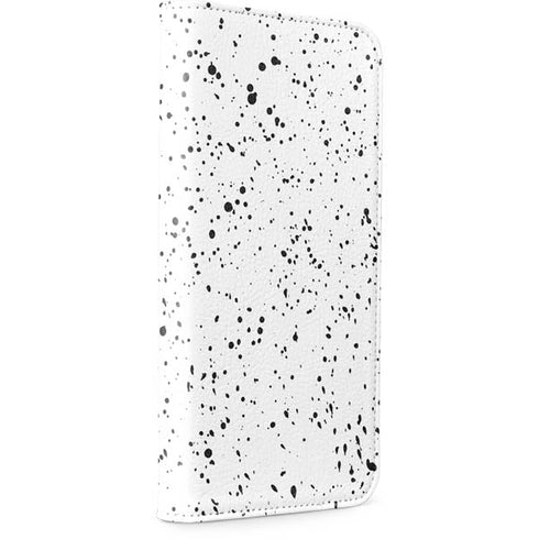 White Speckle iPhone 15 Pro Max Folio Case