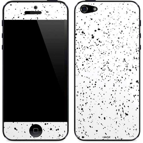 White Speckle iPhone 5/5s/5SE Skin
