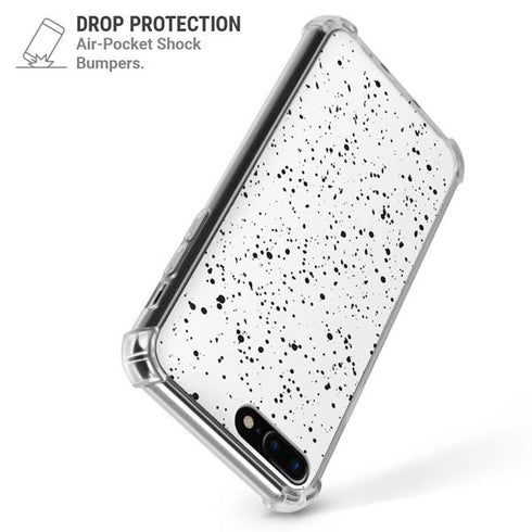White Speckle iPhone 7/8 Plus Clear Case