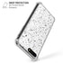 White Speckle iPhone 7/8 Plus Clear Case