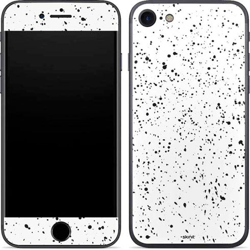 White Speckle iPhone 8 Skin