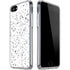White Speckle iPhone SE (2nd & 3rd Gen) Clear Case