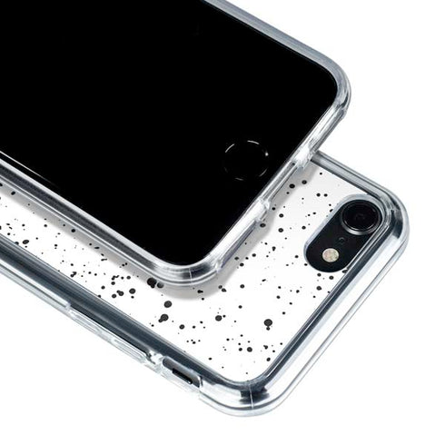 White Speckle iPhone SE (2nd & 3rd Gen) Clear Case
