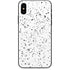 White Speckle iPhone X Skin
