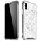 White Speckle iPhone XR Clear Case