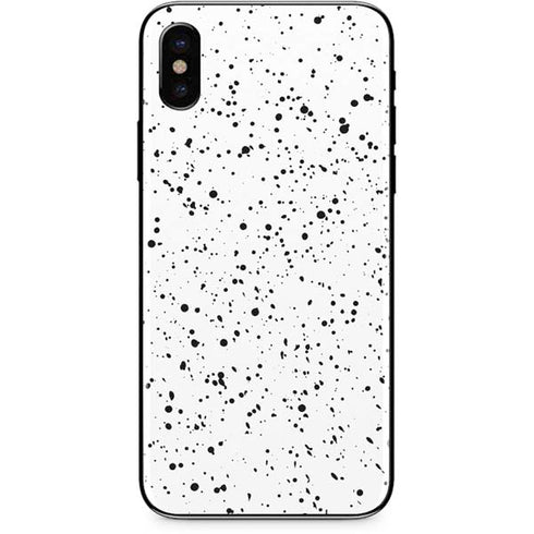 White Speckle iPhone XS Max Skin