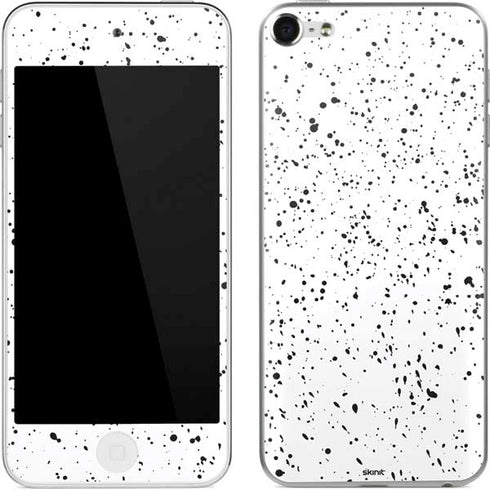 White Speckle Apple iPod Skin