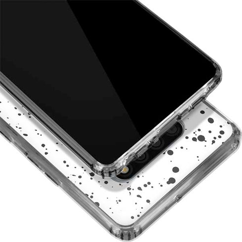 White Speckle LG Stylo 6 Clear Case