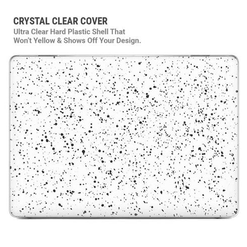 White Speckle MacBook Air 15in (2023-2025) Case plus Skin