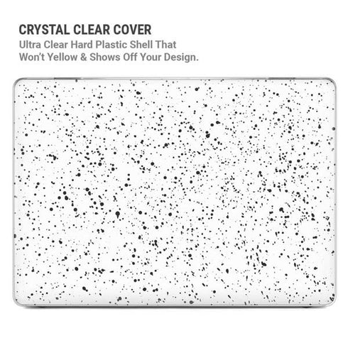 White Speckle MacBook Pro 16in (2021-25) Case plus Skin
