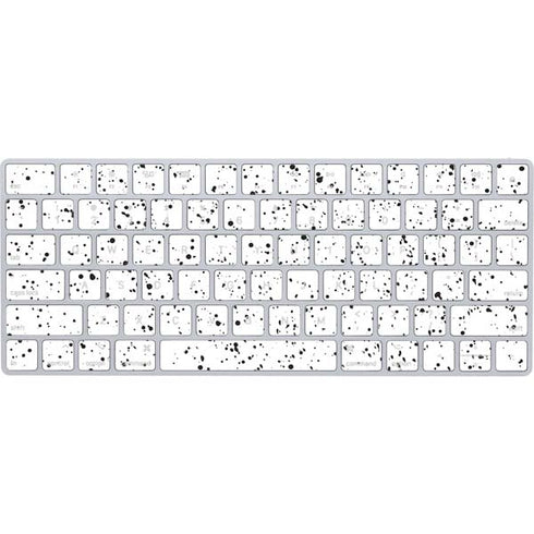 White Speckle Magic Keyboard Skin