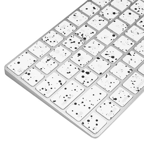 White Speckle Magic Keyboard Skin