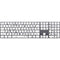 White Speckle Magic Keyboard with Numeric Keypad Skin