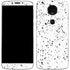 White Speckle Moto E5 Plus Skin