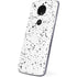 White Speckle Moto E5 Plus Skin