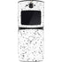 White Speckle Motorola RAZR Skin
