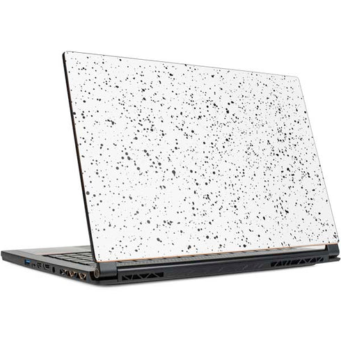 White Speckle MSI GS65 Stealth Laptop Skin