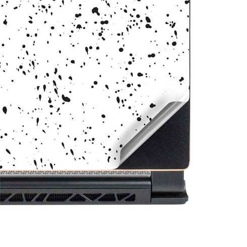 White Speckle MSI GS65 Stealth Laptop Skin